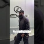 King James is in the house! 👑