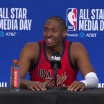 Sixers Tyrese Maxey Playfully Makes Fun of 76ers Teammate Joel Embiid at NBA All-Star Game