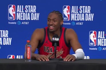 Sixers Tyrese Maxey Playfully Makes Fun of 76ers Teammate Joel Embiid at NBA All-Star Game
