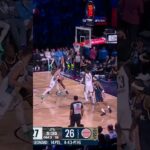 Pascal Siakam Cllects the Loose Ball and Lays it in