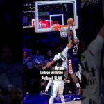 Crunch-time SLAM for LeBron #Lakers #nbaallstar