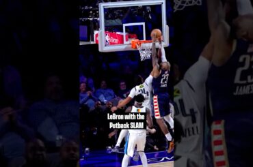 Crunch-time SLAM for LeBron #Lakers #nbaallstar