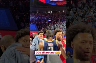 Jalen is officially one of the guys 🤝 #nba #hawks #nbaallstar #jalenjohnson