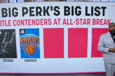 Big Perk's BIG LIST of title contenders at the All-Star break 💥 | NBA Today