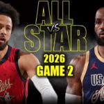 NBA All Star Game | Team USA Stars vs Team USA Stripes Full Game 2 Highlights – February 15, 2026