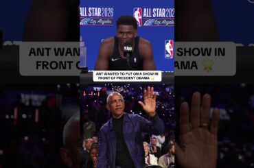 "He's my favorite person in the world." Ant talks about putting on a show for President Obama!