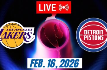 NBA LIVE! Los Angeles Lakers vs Detroit Pistons February 16, 2026 | 2026 NBA Season Live 2K