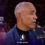 Former president Obama glad to see basketball becoming global | NBA All-Star Game | NBA on NBC