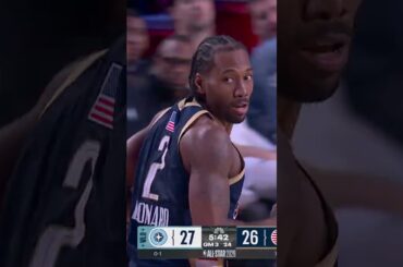 Kawhi drops 31 in ONE quarter #nbaallstar 🔥
