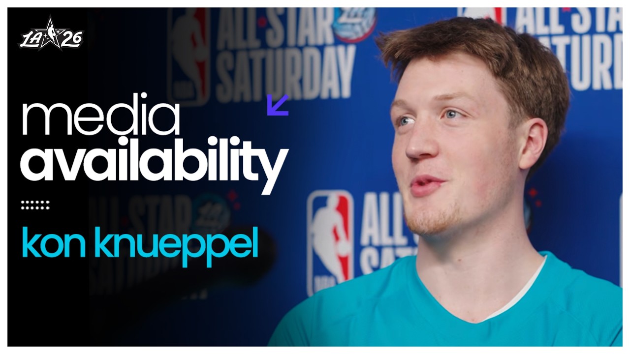 3-Point Contest & Shooting Stars Postgame Media Availability: Kon Knueppel | 2/14/26