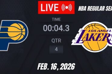 NBA LIVE! Los Angeles Lakers vs Indiana Pacers | February 16, 2026 | Lakers vs Pacers Live 2K26