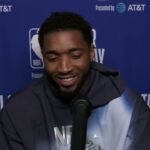 Donovan Mitchell on LeBron James Rumors finishing career in Cleveland with Cavs | would be special