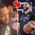 Damian Lillard Talked to Jayson Tatum Throughout Achilles Recovery | NBA All-Star Weekend