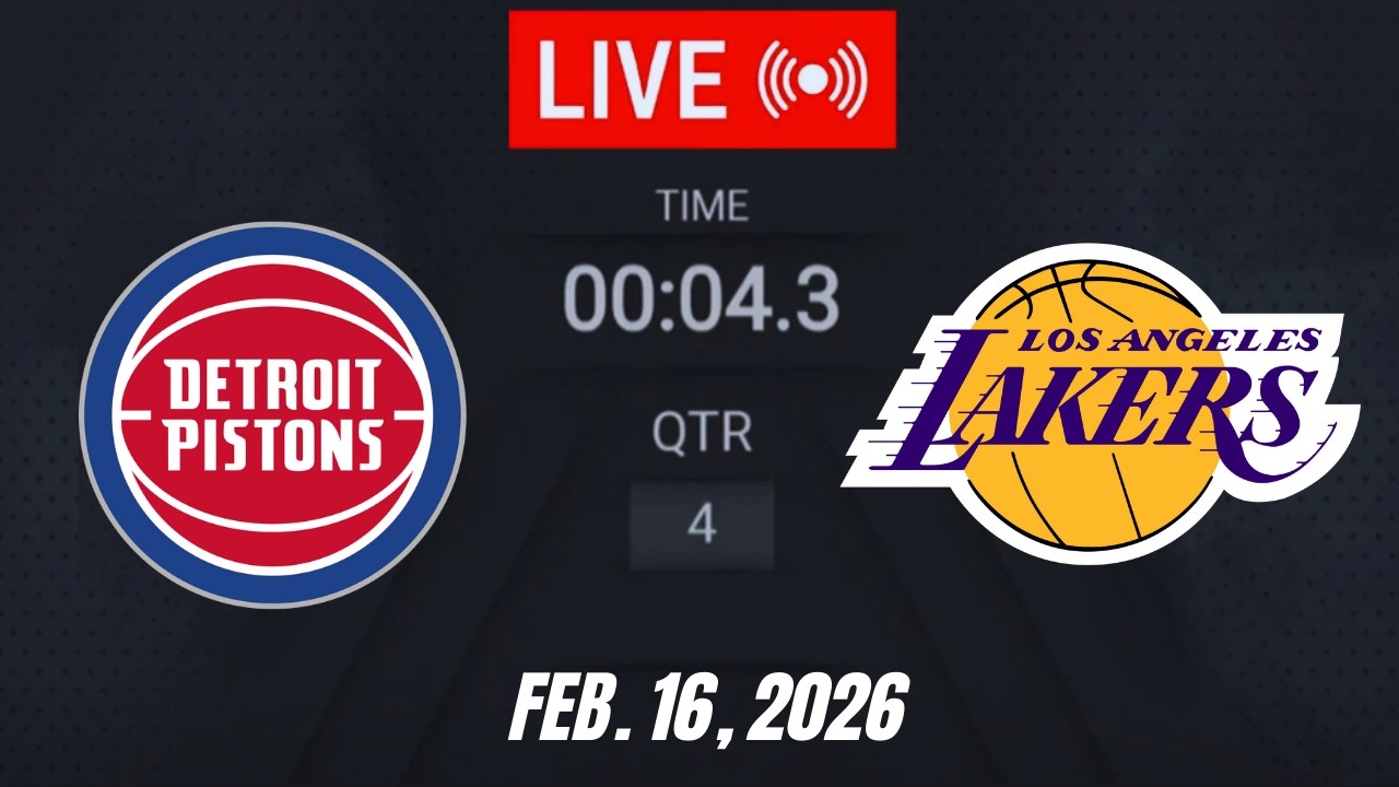 NBA LIVE! Los Angeles Lakers vs Detroit Pistons February 16, 2026 | 2026 NBA Season Live 2K