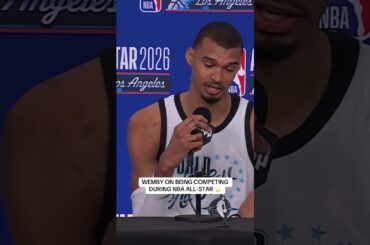 “It’s the game we love.” 😤 Wemby left it all out on the court 👏