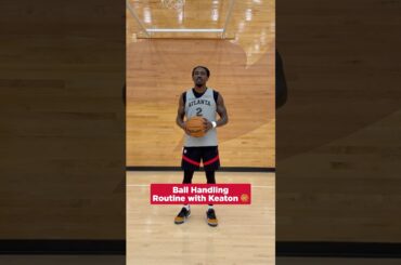 Try these ball handling drills with Keaton 😤 #nba #atlantahawks #basketballtraining