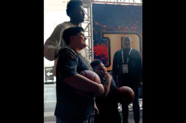 Derik Queen, The Rizzler, and Big Justice trio is unmatched👌#pelicans #nba #allstar