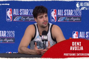 Deni Avdija NBA All-Star Postgame Interview | Team World | February 15, 2026