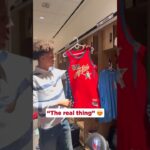 Jalen’s first official All-Star jersey 🤩 #nba #jalenjohnson #hawks #nbaallstar