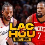 Houston Rockets vs Los Angeles Clippers Full Game Highlights | Feb 11, 2026 | FreeDawkins