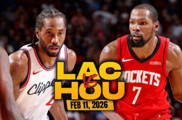 Houston Rockets vs Los Angeles Clippers Full Game Highlights | Feb 11, 2026 | FreeDawkins