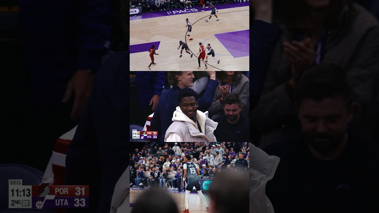 one angle was never enough 🤩💜 #utahjazz #acebailey #nbahighlights #dunk #nba