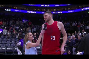 Donovan Clingan Postgame Interview | Brightside Windows Baseline Report | @ Jazz | February 12, 2026