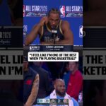 Kawhi after going crazy at All-Star 😤