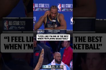 Kawhi after going crazy at All-Star 😤