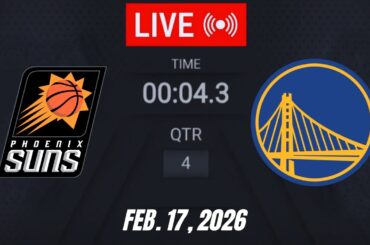 NBA LIVE! Golden State Warriors vs Phoenix Suns  | February 17, 2026 | 2026 NBA Season Live 2K