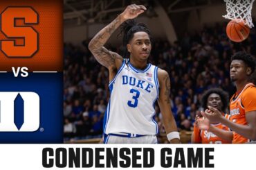 Syracuse vs. Duke Condensed Game | 2025-26 ACC Men's Basketball
