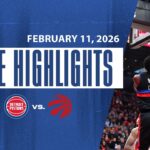 Pistons Beat Raptors, Enter All-Star Break No. 1 in East | Game Highlights | 02.11.26 #nba #pistons