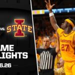 #2 Houston vs. #6 Iowa State Game Highlights | 2025-26 Big 12 Men's Basketball