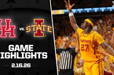 #2 Houston vs. #6 Iowa State Game Highlights | 2025-26 Big 12 Men's Basketball