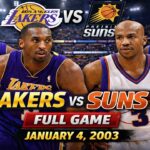 Kobe Bryant & Shaquille O’Neal vs Marbury | Lakers vs Phoenix Suns | January 4, 2003 | Full Game