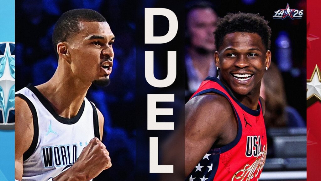 Wemby & Anthony Edwards BALL OUT in 2026 All-Star Game Tournament 🌟