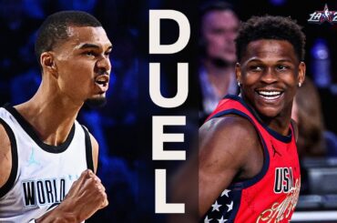 Wemby & Anthony Edwards BALL OUT in 2026 All-Star Game Tournament 🌟