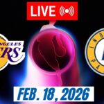 NBA LIVE! Los Angeles Lakers vs Indiana Pacers February 17, 2026 | 2026 NBA Season Live 2K