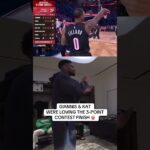 Giannis and Karl-Anthony Towns reacting to the final round of the State Farm NBA 3-Point Contest 🔥