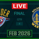NBA LIVE!   Oklahoma City THUNDER  vs  Golden State WARRIORS  |  NBA Regular Season   |   NBA 2K26