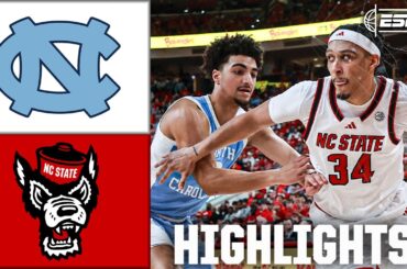 North Carolina Tar Heels vs. NC State Wolfpack | Full Game Highlights | ESPN College Basketball
