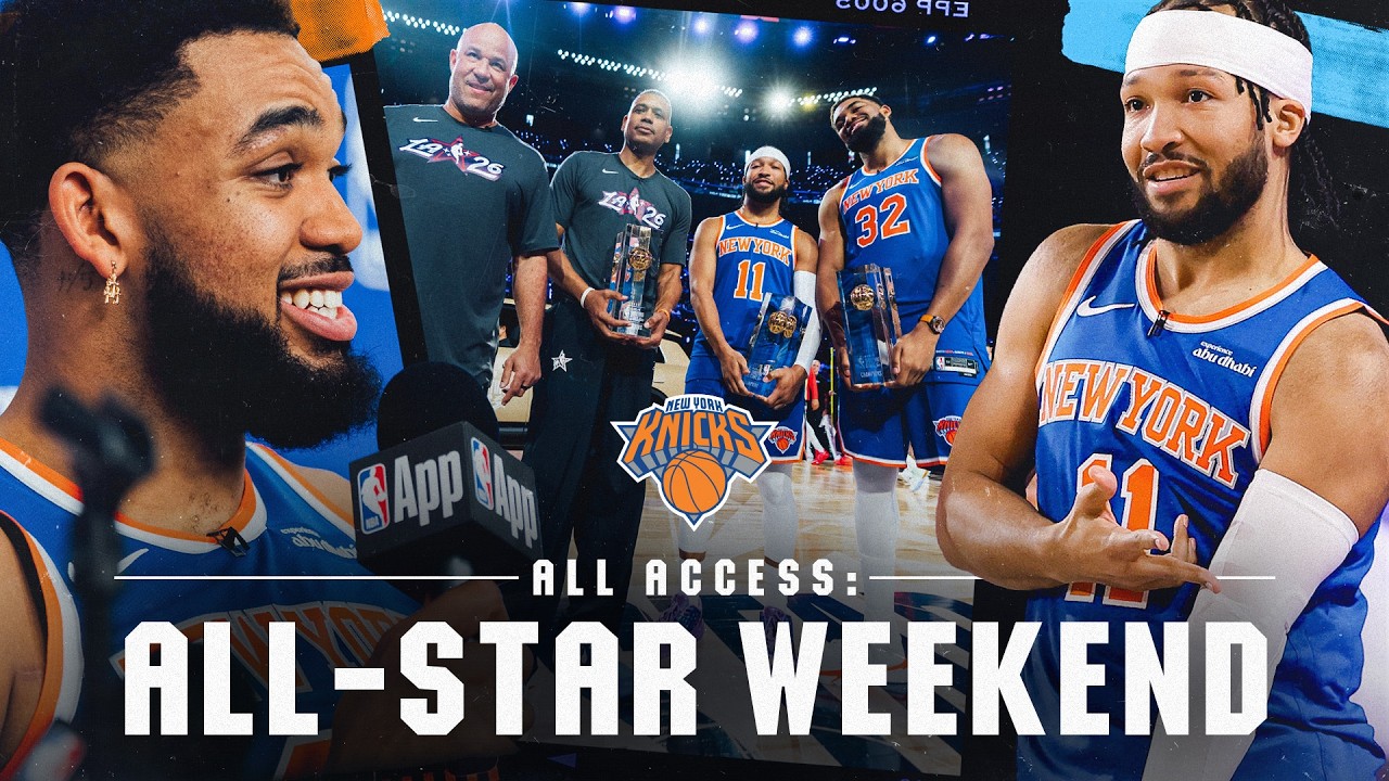 KNICKS ALL-ACCESS: Team Knicks Light Up All-Star Weekend: Brunson, KAT & Shooting Stars Champs 🏆