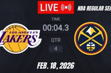 NBA LIVE! Los Angeles Lakers vs Denver Nuggets | Februray 18, 2026 | Lakers vs Nuggets 2K26