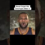 This Cavs hype video 😭