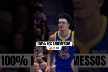 GUI SANTOS 100% NOS ARREMESSOS 😱🇧🇷 #nba