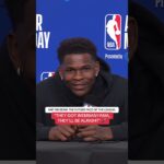 Ant on if he’s given any thought toward being the future face of the league 👀