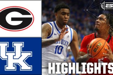 RECORD NIGHT 🔥 Georgia Bulldogs vs. Kentucky Wildcats | Full Game Highlights | ESPN CBB