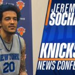 Jeremy Sochan reveals why he chose the Knicks, what he brings to the team