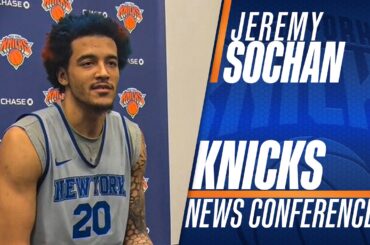 Jeremy Sochan reveals why he chose the Knicks, what he brings to the team