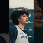 This just in from Bub Carrington and Kyshawn George 🎤 #washingtonwizards #shorts #sports #news